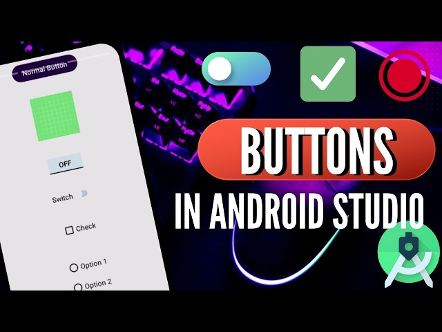 Buttons in Android Studio 2026 | Simple Buttons Java #androidstudiojava #androidstudio