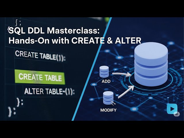 SQL DDL Masterclass: Hands-On with CREATE & ALTER