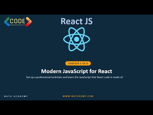 ReactJS 19: Chapter 1 - Modern JavaScript for React - Chapter Recap