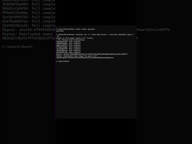 Demo | Docker Volumes | Docker Series | #docker