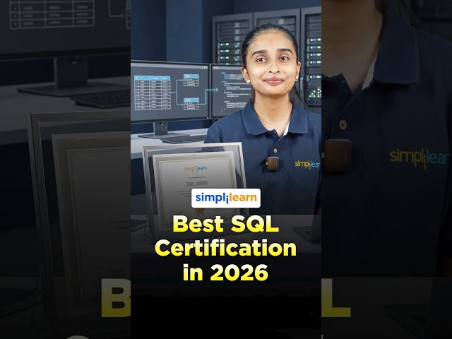 Best SQL Certification Course | Master SQL & Boost Your Data Career 10x | #shorts | #Simplilearn