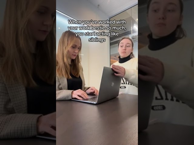 New work bestie level unlocked✨#scandiweb #corporatetiktok  #workbestie  #officehumour  #worklife