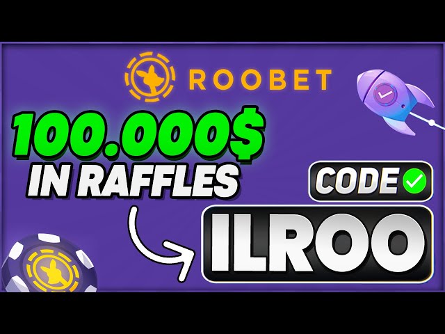 Roobet Promo Code "ILROO" — FREE 100K WEEKLY RAFFLES & CASH DROPS (Review 2025)