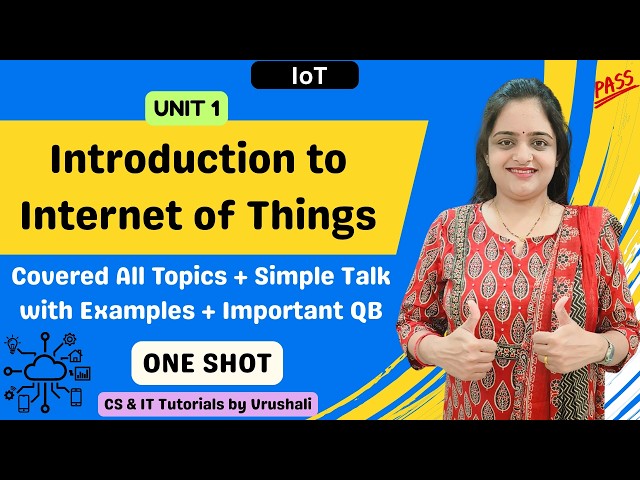 IoT Unit 1: Introduction to Internet of Things | One Shot 🔥