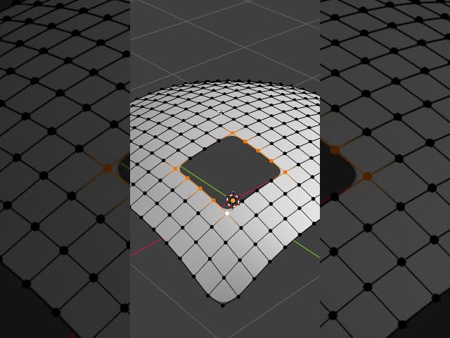 Some tips for fixing surface pinching in Blender - Blender Secrets #blender3d #b3d