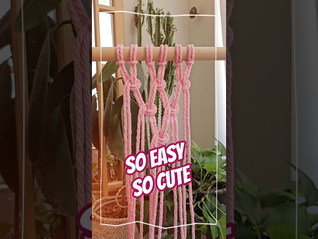 Cutest🥰✨#macrame #pattern #macrametutorial #macrameknot #diy #handmade #easymacrame #easydiy #knot