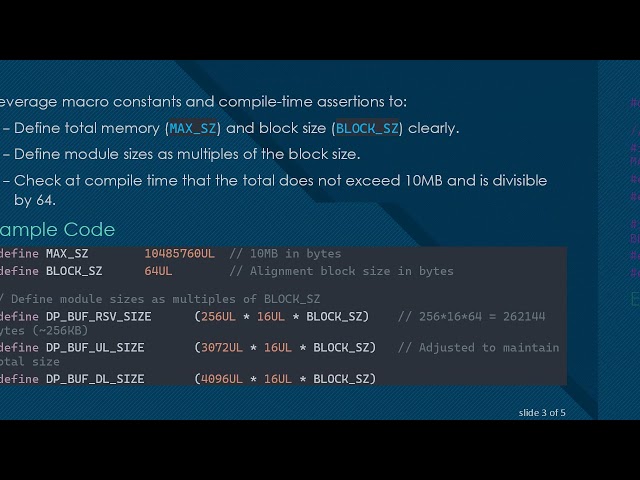 Elegant C Memory Division Ensuring 64-Byte Alignment Within a 10MB Space