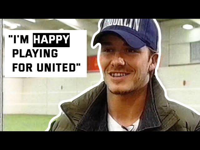 David Beckham | "I'm Happy in Manchester" |  October 1999