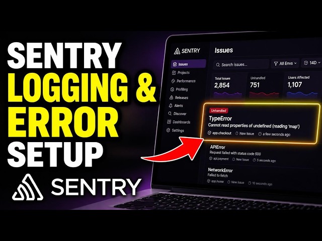 How to setup logging and error monitoring with Sentry for no-code apps - Full Guide