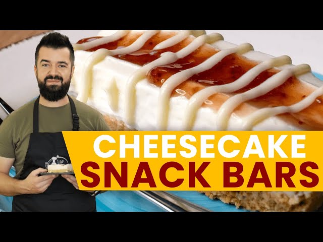 Strawberry Cheesecake | Delicious Philadelphia Snack Bars
