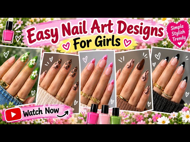 Easy Nailart design for girls😍💅#nailart #nails #fashion#nailsdesigns#viral#viralvideos#viralnailart