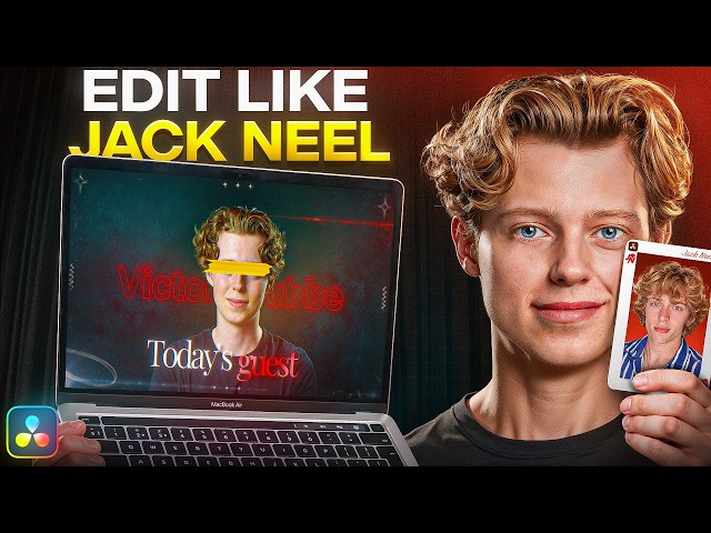 How to Edit VIRAL Podcast Intro Like Jack Neel in DaVinci Resolve