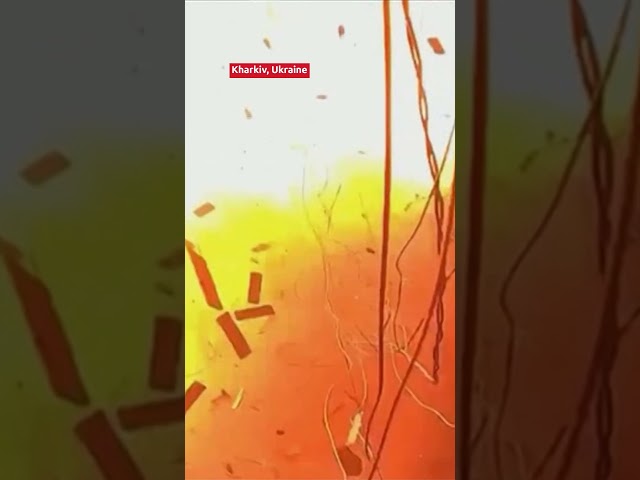 Russian strikes hit Ukrainian grocery store in Kharkiv