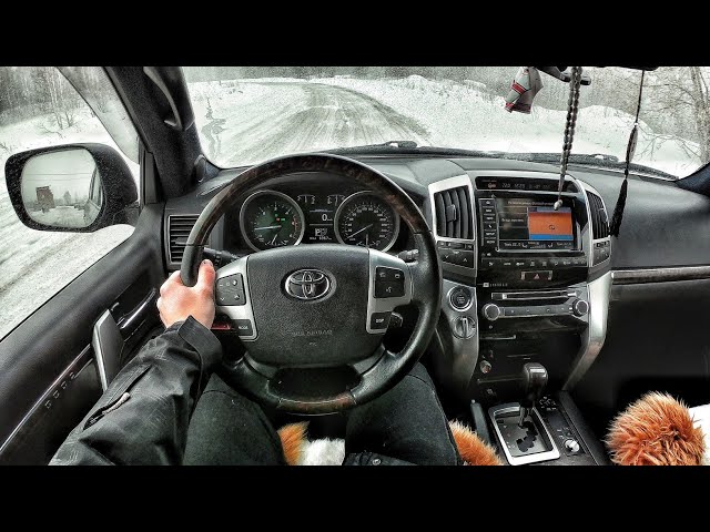 2012 TOYOTA Land Cruiser 4.5 AT - POV TEST DRIVE