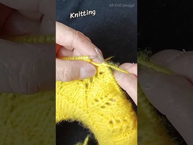 Beautiful ♥️ Sweater Design Knitting Stitch #knitting