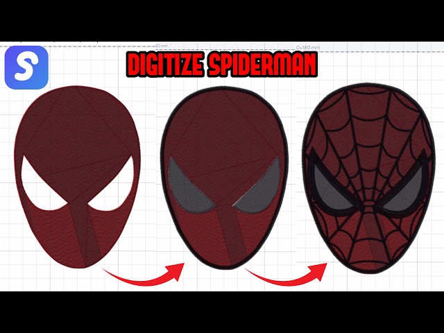 How to Digitize Spider-Man for Embroidery (Free, In Your Browser)