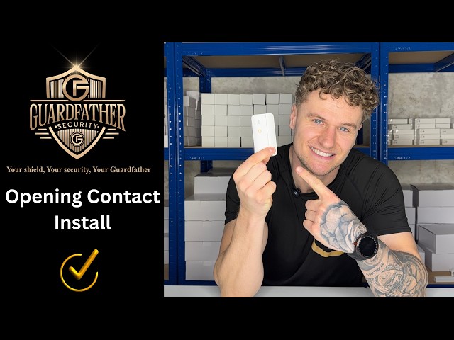 How to Install Wireless Door & Window Sensors | The Guardfather Security System