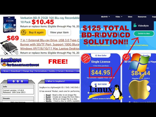 How to Play and Burn Blu-Rays (BDRs) on PC\MAC for Cheap!  #bluray #externaldrive #madtech
