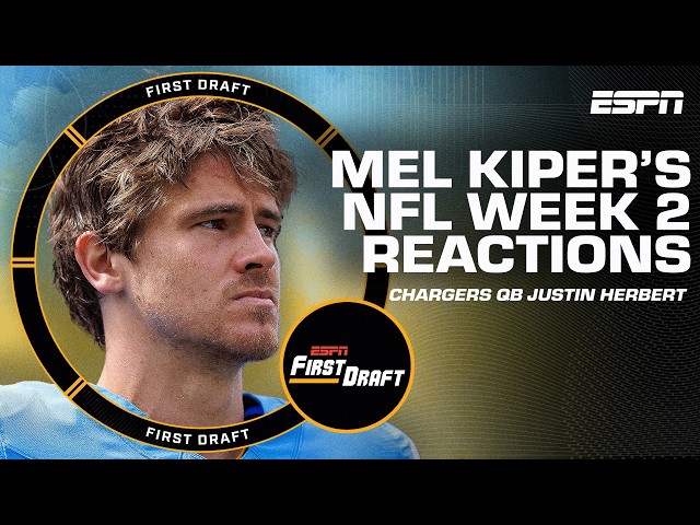 🫨WHACKY WEEK 2🫨: NFL Recap w/Mel Kiper, Field Yates & Greeny! | First Draft🏈