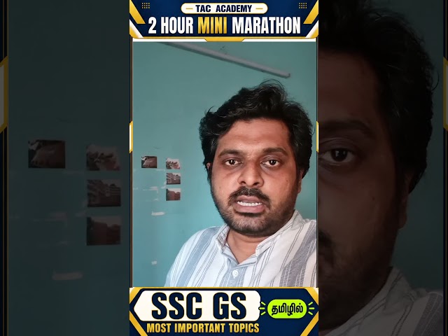 GS mini marathon for most important topics #ssccgl2026