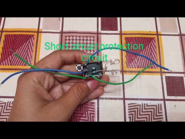 How to make Short circuit protection circuit | Ghar per short circuit protection circuit kaise banay