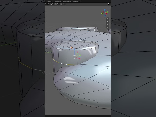 How to prepare topology before boolean cut using Shrinkwrap? #Blender #B3D #Blender Blender Secrets