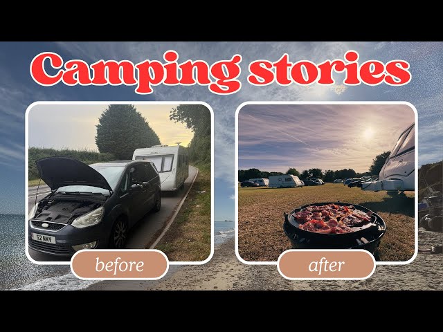 🚗 Family Car Breakdown on the Way to Norfolk! | Camping Adventure & Hobo Hotel Movie Night 🎬🌙