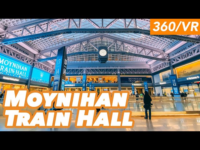 Virtual Tour of NYC's Moynihan Train Hall at Penn Station (360/VR)