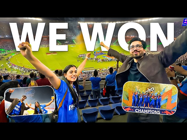 INDIA WON THE WORLD CUP FINAL 🇮🇳🏆 || World Cup Final Vlog || Ft. @Samridhi Sharma - 9th & 10th