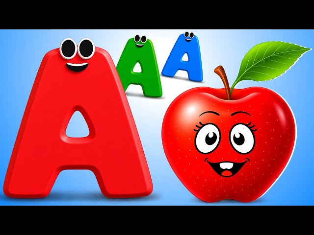 THE ABC Phonics Song for Kids | A to Z Alphabet Song | Learn Letters & Sounds | ABC Song For Kids