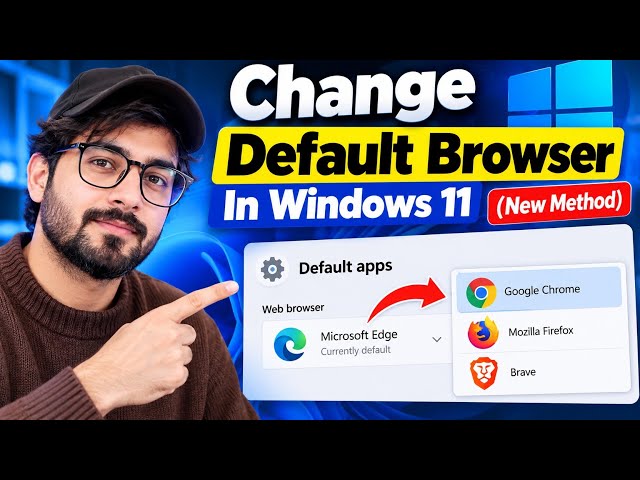 How To Change Default Browser In Windows 11 | chrome default browser windows 11