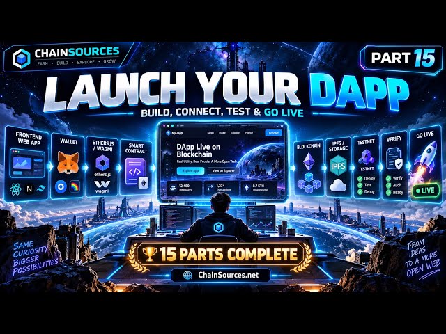 Launch Your dApp | From Smart Contract to Live Blockchain App — ChainSources Part 15