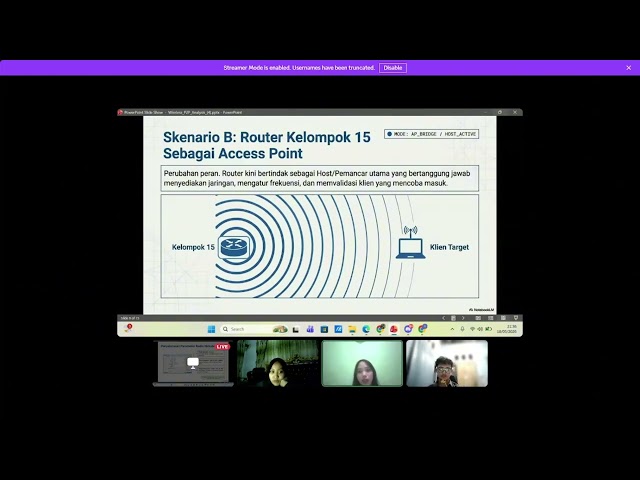PRESENTASI POINT TO POINT || KELOMPOK 15 || PRAKTIKUM PERTEMUAN 3 TEKNOLOGI NIRKABEL