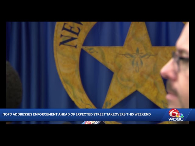 LIVE: NOPD speaks on proactive enforcement ahead of street takeovers