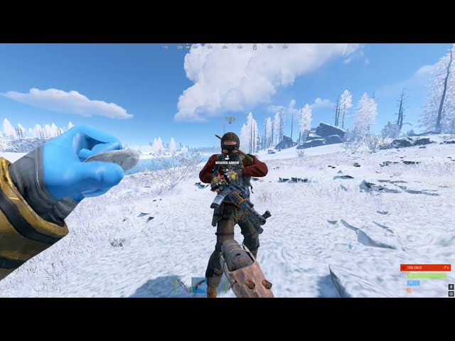 SOLO fastest SNOWBALL EVER gets me PC CHECKED -RUST