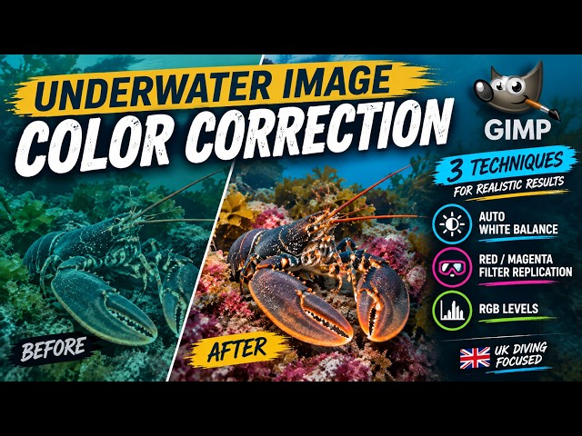 Color Correcting Underwater Photos with GIMP