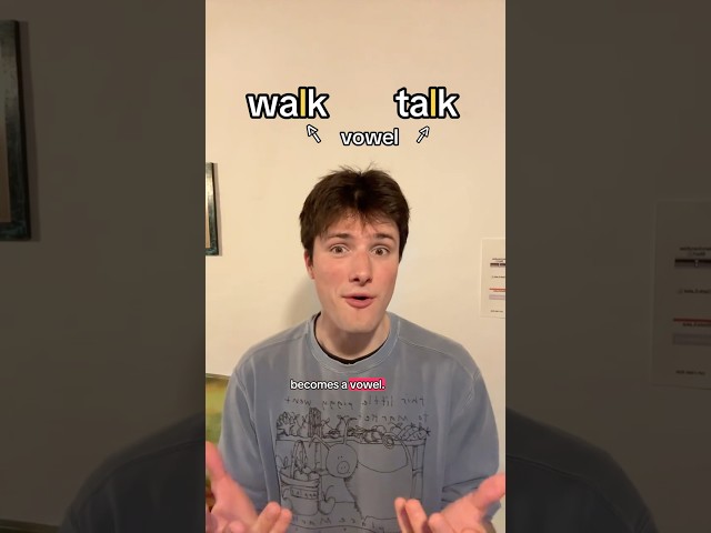 What happened to the L in “talk?”