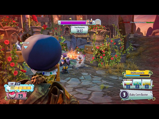 PvZ GW2 Multiplayer #258 - Commando Corn in Turf Takeover (Get-Off-My-Lawn-A-Thon) in 4K