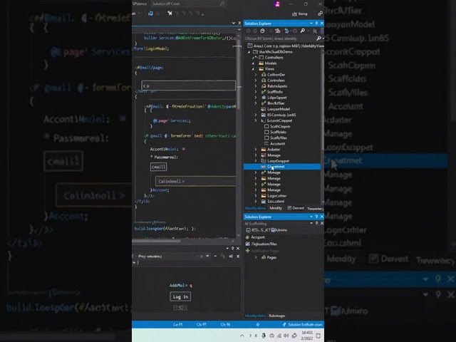 Identity Scaffolding Actually Works Like This #coding #shortvideo