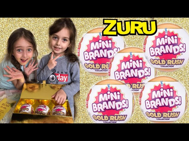 Mini Brands Gold Rush Collection unboxing Limited Edition by @ZuruToys #AD
