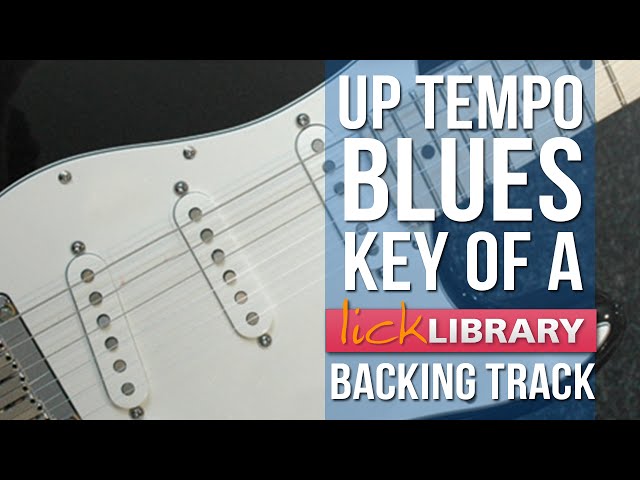 Blues Guitar Backing Track | Eric Clapton Up Tempo Blues In Key Of A | Licklibrary Jam Track
