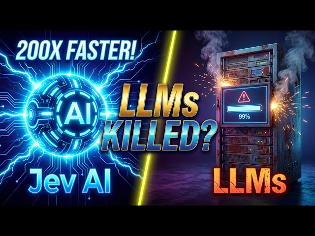 Jev AI: The LLM Killer? (200x Faster & 400x Cheaper!)