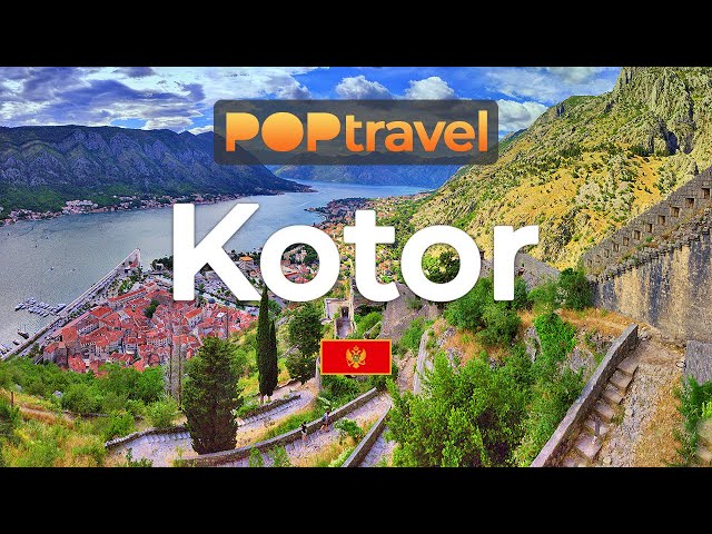 559 Walking in KOTOR / Montenegro 🇲🇪- Downhill from te Castle - 4K 60fps (UHD)