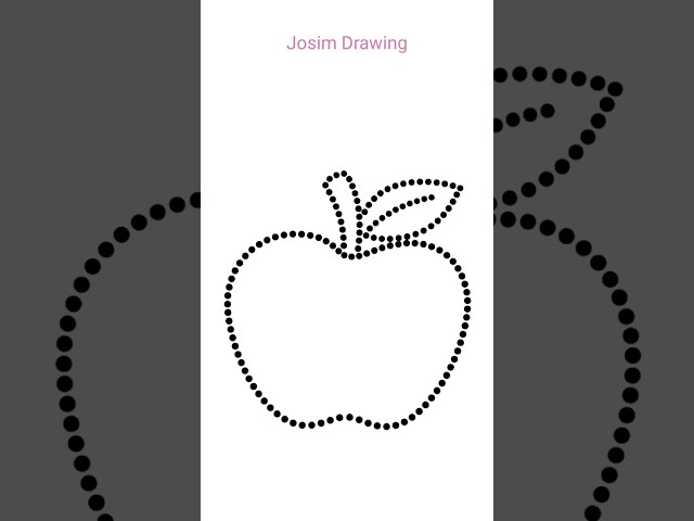 Apple 🍎 drawing easy painting #coloring #josimdrawing #apple