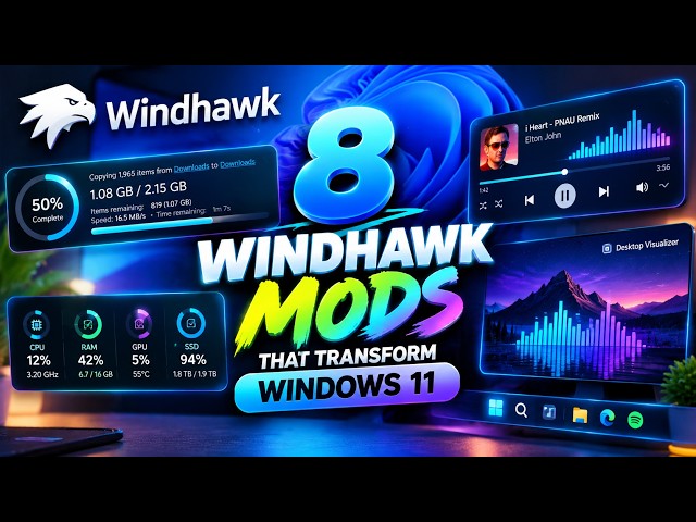 8 Windhawk Mods That Will Transform Windows 11