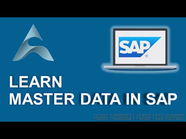 Master Data in SAP
