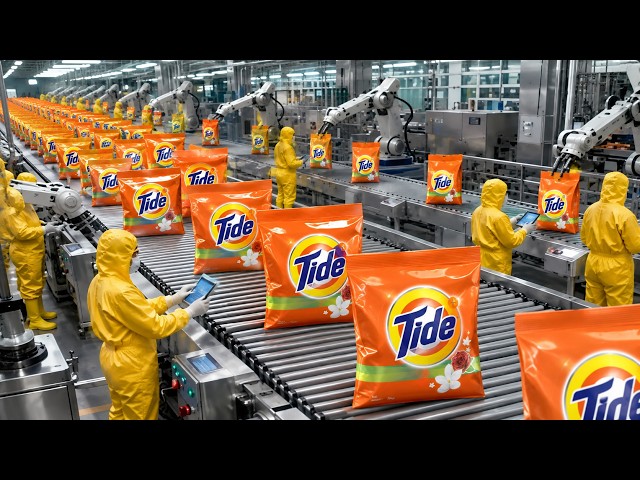 Inside the 100-Ton Detergent Plant – The HYPNOTIC Spray Drying of Modern Washing Powder Production
