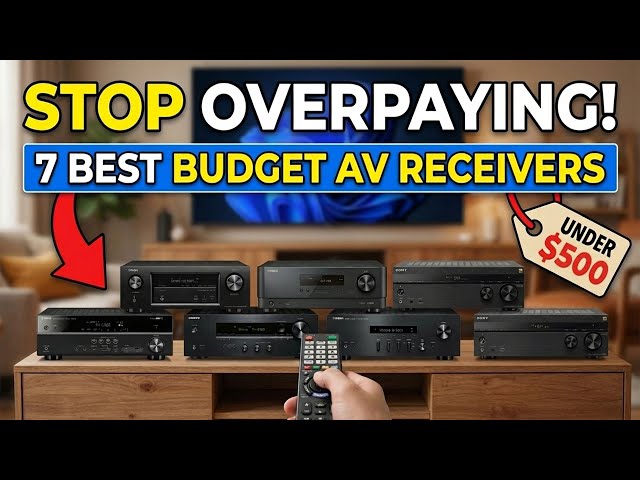 Stop Overpaying! 7 BEST Budget AV Receivers IN 2026!