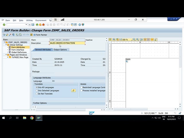 smartforms intro,basic smartform creation,table,debugging || harsha sap abap consultant