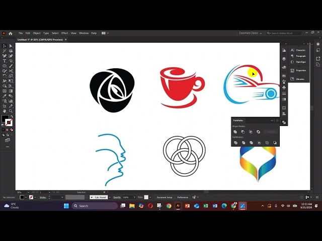 How to create Shape Based Logo with Adobe Illustrator | SICIP | GD & UI | 2026